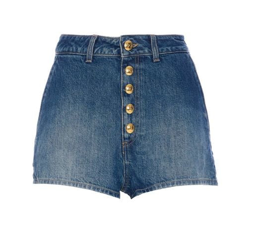 Elisabetta Franchi Denim Shorts - Elisabetta Franchi - Modalova