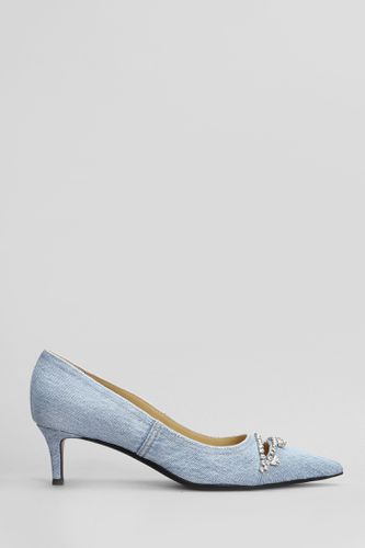 AREA Pumps In Cyan Denim - AREA - Modalova