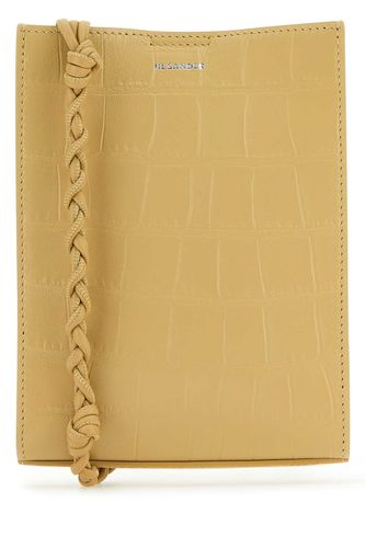 Beige Leather Small Tangle Shoulder Bag - Jil Sander - Modalova