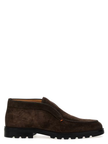 Santoni Suede Boots - Santoni - Modalova