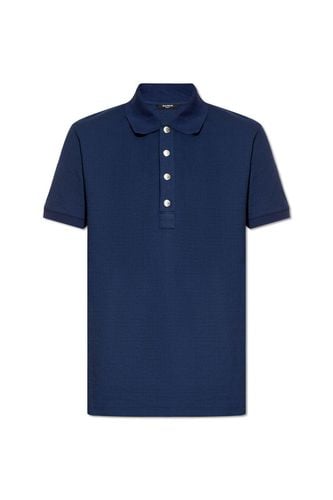 Balmain Short Sleeved Polo Shirt - Balmain - Modalova
