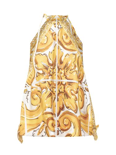 Maiolica Silk Twill Top - Dolce & Gabbana - Modalova