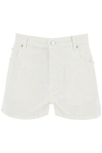 Etro Paisley Denim Shorts - Etro - Modalova