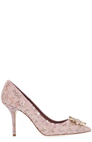 Taormina Lace Embellished Pumps - Dolce & Gabbana - Modalova