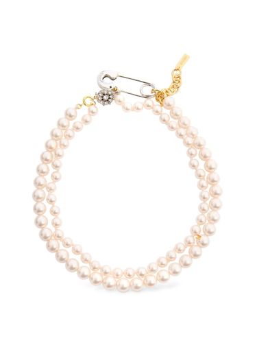 Moschino Pearl Necklace - Moschino - Modalova