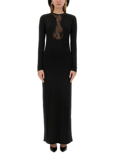 Long Dress With Lace Insert - Nina Ricci - Modalova