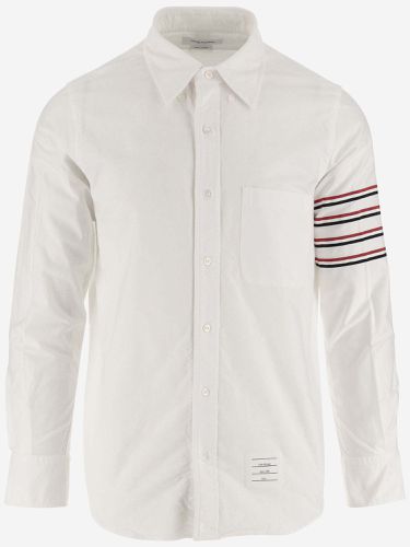 Bar Tricolor Cotton Shirt - Thom Browne - Modalova