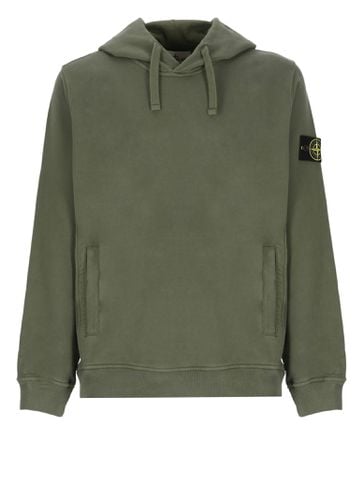 Stone Island Logo Hoodie - Stone Island - Modalova