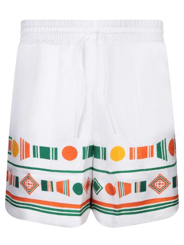 Playful Eagle Silk Shorts - Casablanca - Modalova