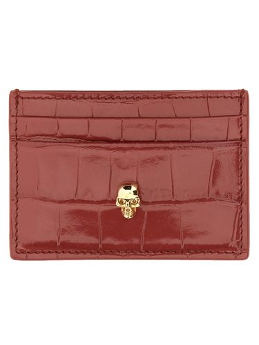 Card Holder With Skull - Alexander McQueen - Modalova