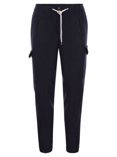 Virgin Wool Cargo Jogger Trousers - PT Torino - Modalova