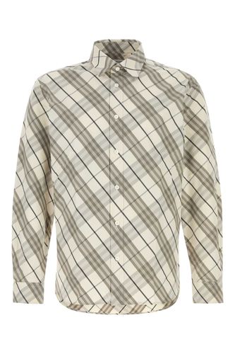 Burberry Embroidered Poplin Shirt - Burberry - Modalova