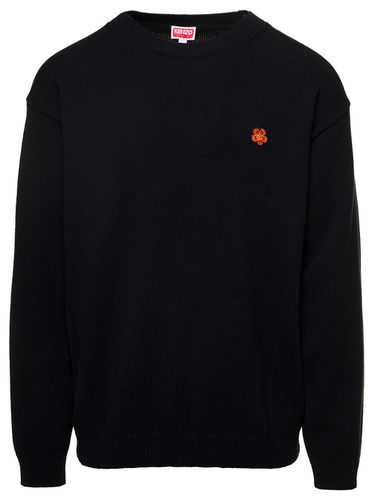 Sweatshirt With Boke Flower Print In Wool Man - Kenzo - Modalova