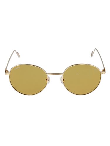 Round Logo Sunglasses - Cartier Eyewear - Modalova