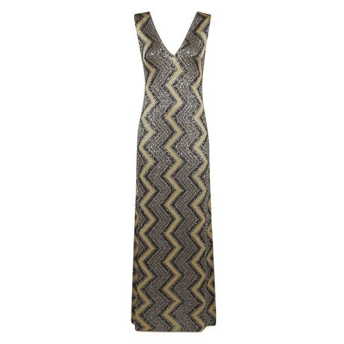 Sequin Embellished Zig Zag Maxi Dress - Missoni - Modalova