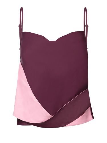 J. W. Anderson Twisted Plum And Pink Viscose Top - J.W. Anderson - Modalova