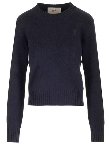 Tonal Adc Sweater Navy - Ami Alexandre Mattiussi - Modalova