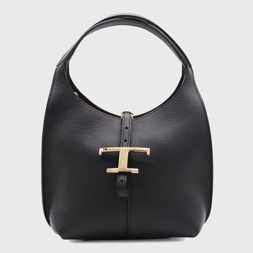 Tod's Black Leather Shoulder Bag - Tod's - Modalova