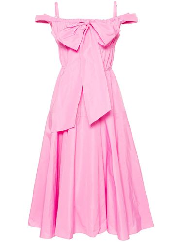 Patou Rose Pink Faille Midi Dress - Patou - Modalova