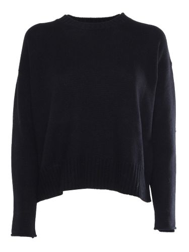 Boxing Crewneck Sweater With Buttoned Sleeves - Kangra - Modalova