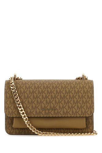 Printed Canvas And Leather Claire Shoulder Bag - Michael Kors - Modalova