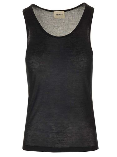 Khaite Black Sleeveless Top - Khaite - Modalova