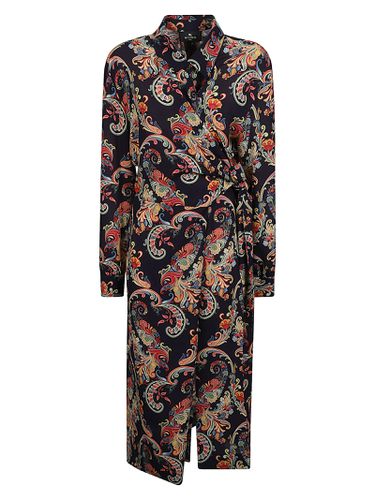 Etro Paisley Print Long Dress - Etro - Modalova