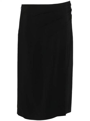 Alberta Ferretti Black Midi Skirt - Alberta Ferretti - Modalova