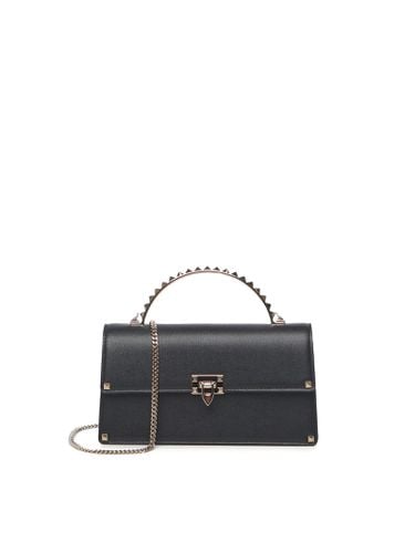 Rectangular Rockstud Shoulder Bag - Valentino Garavani - Modalova