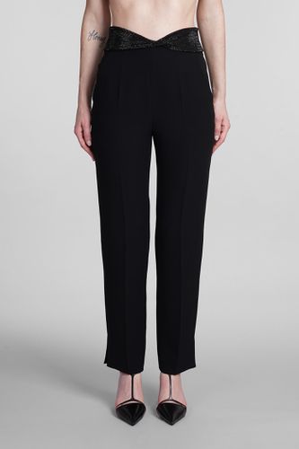 Giorgio Armani Pants In Black Silk - Giorgio Armani - Modalova