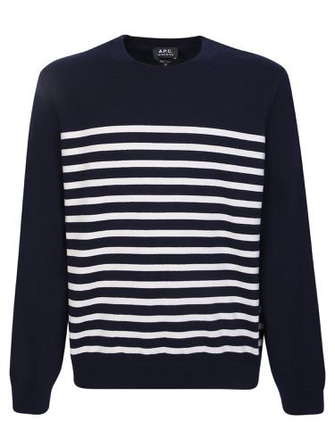 A. P.C. Stripes Round-neck Pullover - A.P.C. - Modalova