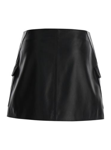 Wallet Skirt With Pockets In Leather Woman - ARMA - Modalova