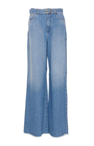 TwinSet Wide Leg Jeans With Belt - TwinSet - Modalova