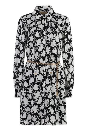 Printed Shirtdress - MICHAEL Michael Kors - Modalova