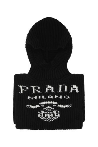 Prada Black Cashmere Balaclava - Prada - Modalova