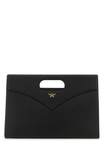 MCM Black Leather Diamond Handbag - MCM - Modalova