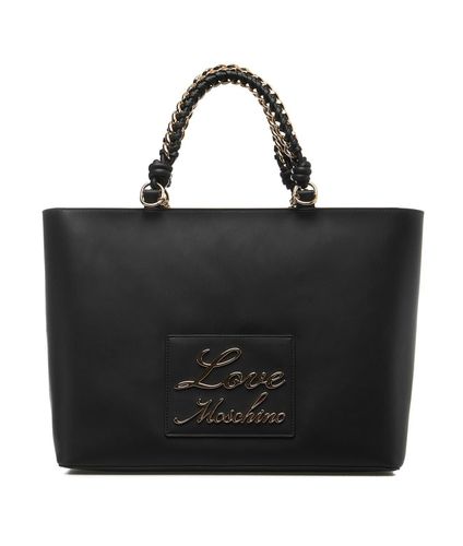 Logo Lettering Tote Bag - Love Moschino - Modalova