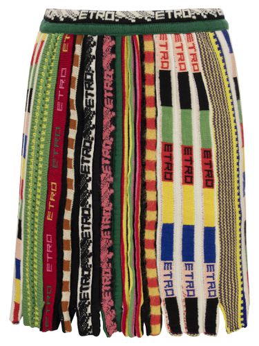 Etro Rainbow Jacquard Knit Skirt - Etro - Modalova