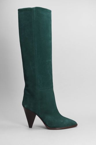 Ririo High Heels Boots In Suede - Isabel Marant - Modalova