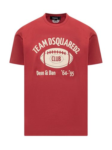 Logo Printed Crewneck T-shirt - Dsquared2 - Modalova