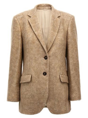 Single-breasted Mohair Blazer - Brunello Cucinelli - Modalova