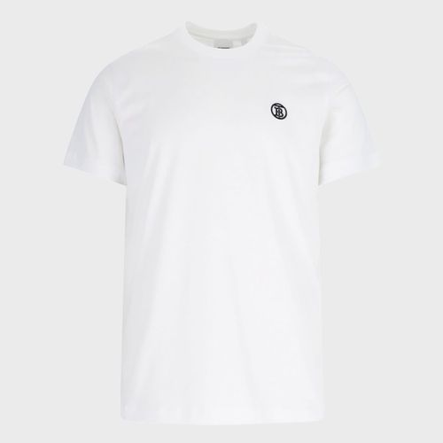 Burberry White Cotton T-shirt - Burberry - Modalova