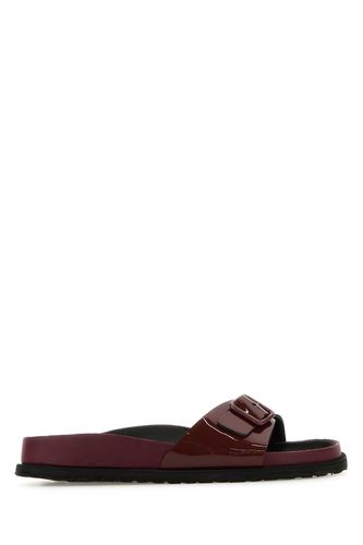 Burgundy Leather Eternal Sunshine Madrid Avantgarde Slippers - Birkenstock - Modalova