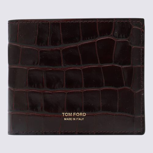 Tom Ford Brown Leather Wallet - Tom Ford - Modalova
