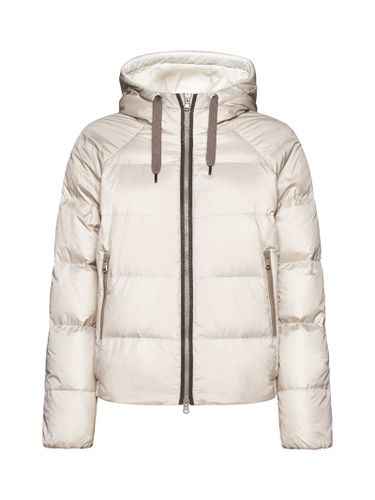 Down Jacket With Hood - Brunello Cucinelli - Modalova