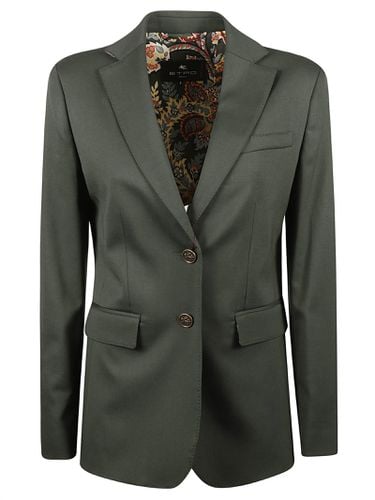 Etro Rear Slit Regular Slim Blazer - Etro - Modalova