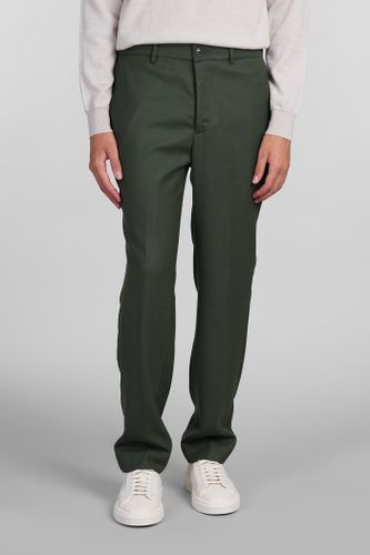 Mauro Grifoni Pants In Green Wool - Mauro Grifoni - Modalova