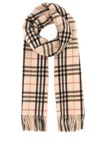 Burberry Embroidered Cashmere Scarf - Burberry - Modalova