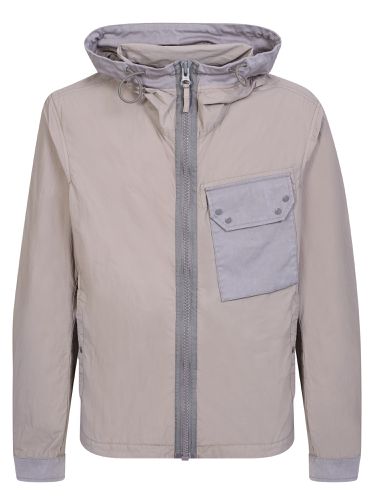 Ten C Grey Hooded Jacket - Ten C - Modalova