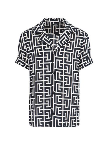 Balmain monogram Printed Shirt - Balmain - Modalova